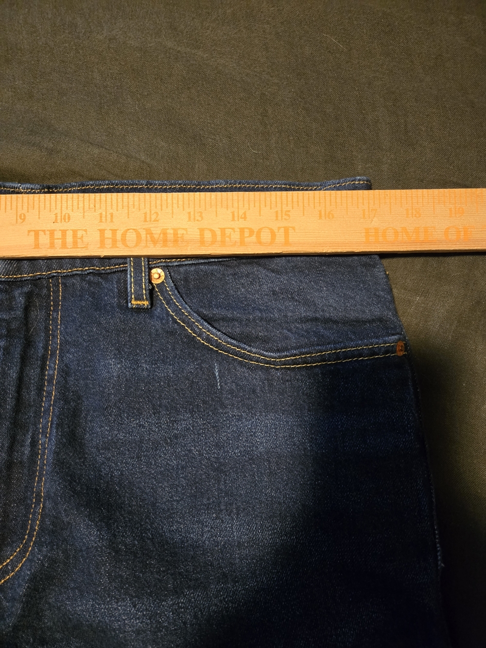 Levi's Premium 511 Selvedge Jeans 34x32 Getting Started Dark Wash - Picture 6 of 8